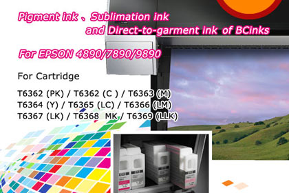 Sublimation ink For EPSON 4890/7890/9890